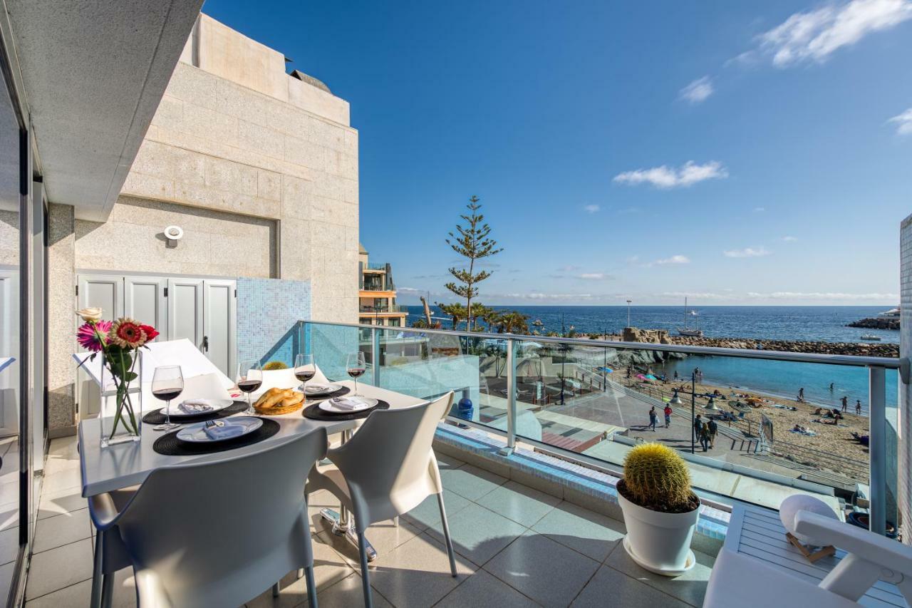 Teresita Mogamar Beachfront Puerto De Mogan Kültér fotó